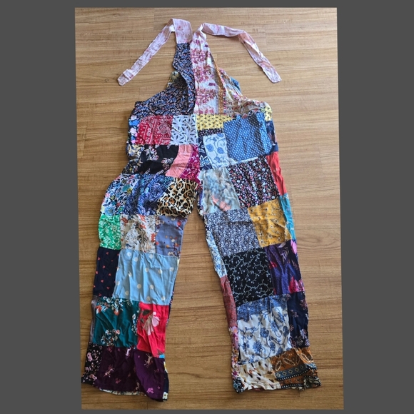 Patchwork Jumpsuit - Picture 10 of 10